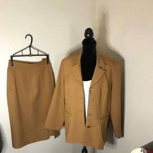 Two Piece Tan Suit
